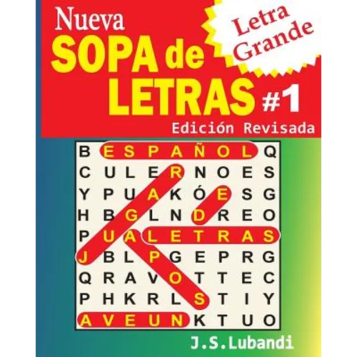 Nueva SOPA de LETRAS #1 (Letra Grande) - Paperback