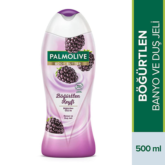 Palmolive Moisturizing Body Wash & Shower Gel with Blackberry Extract - Natural Ingredients, Dermatologically Tested