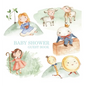 Nursery Rhyme Baby Shower Guest Book - Hardcover