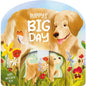Puppy's Big Day: Board Book with Wooden Toy Set - Board Book