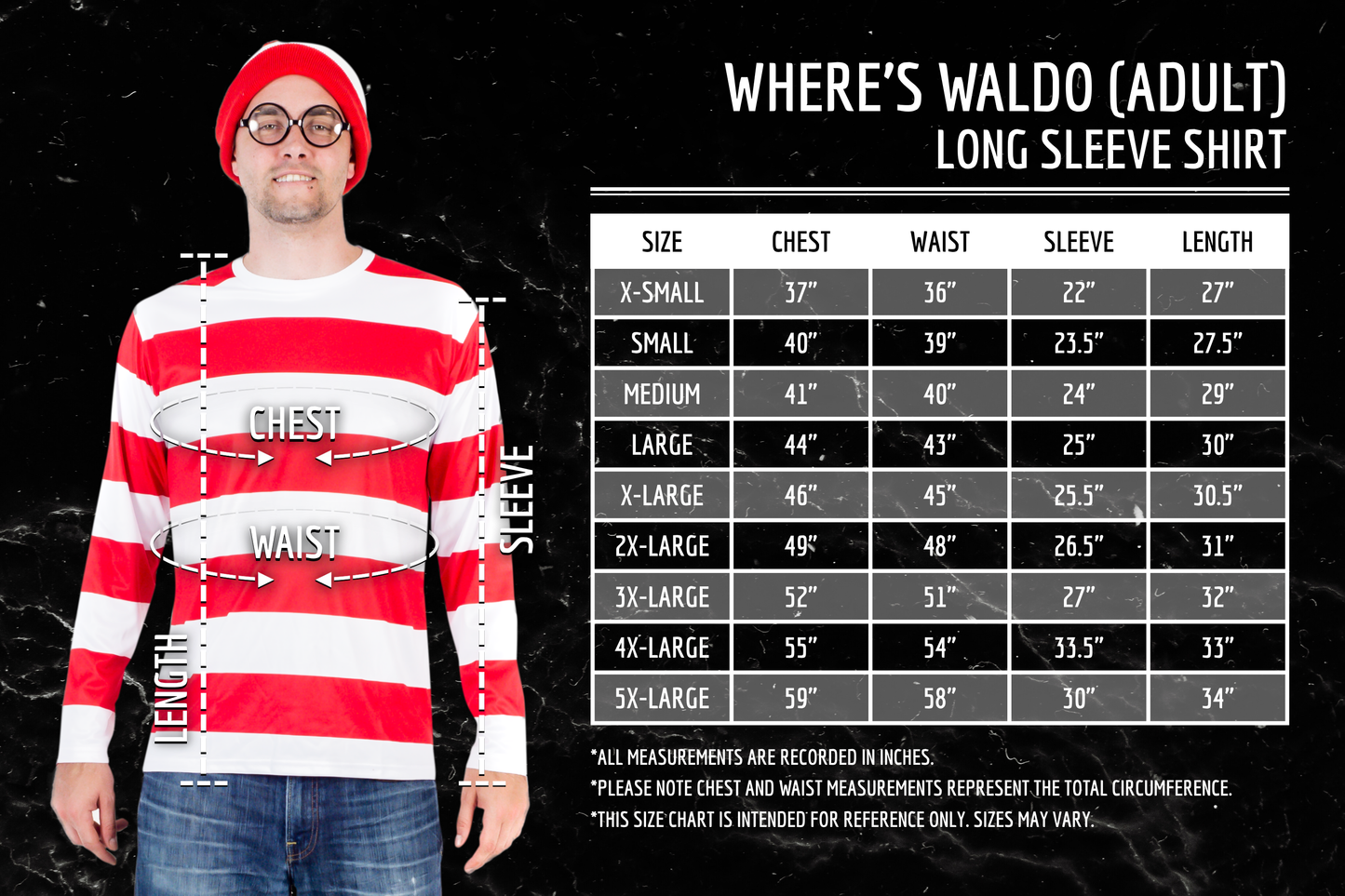 Where's Waldo DELUXE Adult Costume Set