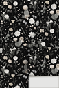 California Native Wallpaper, black and muted color
