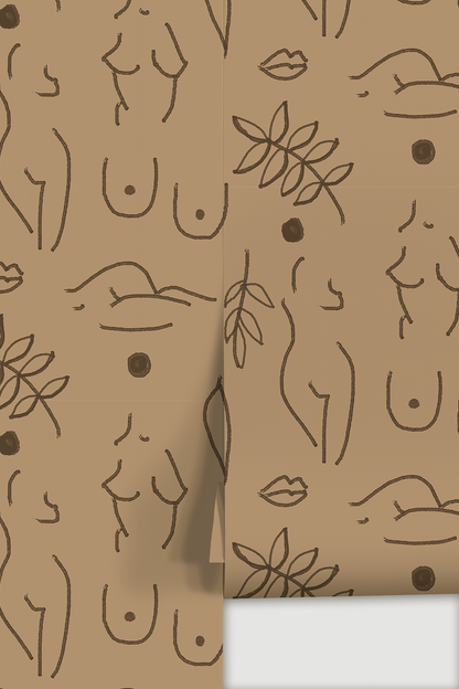 Neutral Nudes Wallpaper, coco