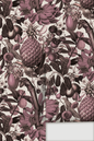 Juicy Fruit Wallpaper, white and mauve