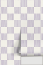 Checkers Wallpaper, lavender