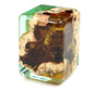 Resin Cube Side Table, Epoxy Wood Stool, Cube Accent Table