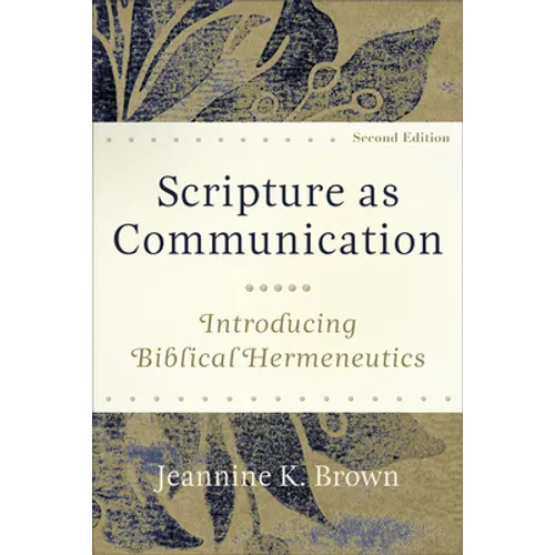 Scripture as Communication - Hardcover