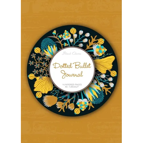 Dotted Bullet Journal: Medium A5 - 5.83X8.27 (Fall Wreath) - Paperback