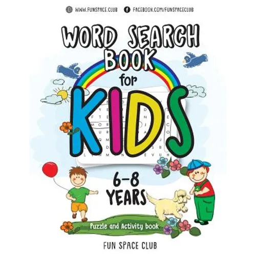 Word Search Books for Kids 6-8: Word Search Puzzles for Kids Activities Workbooks age 6 7 8 year olds - Paperback