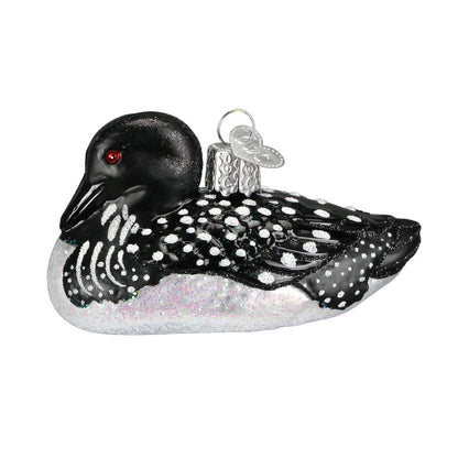 Old World Christmas Loon Glass Blown Ornament