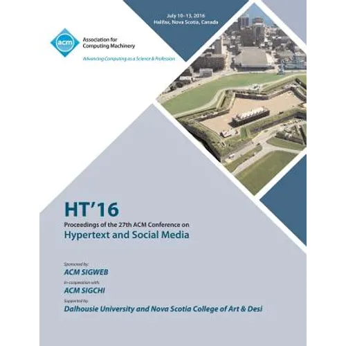 HT 16 27th ACM Conference on Hypertext & Social Media - Paperback