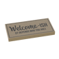 "Welcome-ish" Door Mat - Custom Printed - 2x4 Tile Made using LEGO® Parts