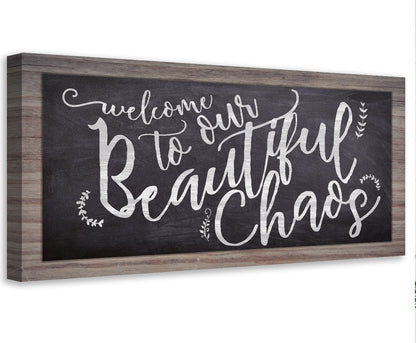 Welcome To Chaos - Canvas