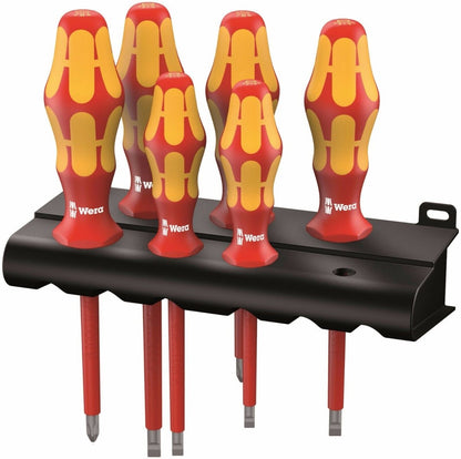 Wera 160 i/6 Kraftform Plus Series 100 VDE Insulated Screwdriver Set 05006145001
