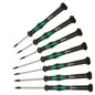 Wera 2054/7 Metric Micro Precision Hex Screwdriver Set - 7-Piece Professional Set - 05345273001