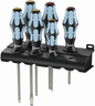 Wera 3334/6 Stainless Steel Slotted/Phillips Screwdriver Set + Rack 05032060001