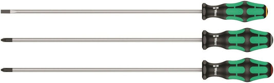 Wera 335/350/355/3 Kraftform Plus Screwdriver Set 300 mm Long 05347735002
