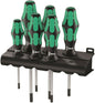Wera 367/6 Kraftform Plus TORX® Screwdriver Set With Rack 6 Piece 05028062001