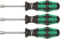 Wera 395 HOLO/3 Kraftform Plus Sanitary Nutdriver Set 3 Piece Metric 05134275001