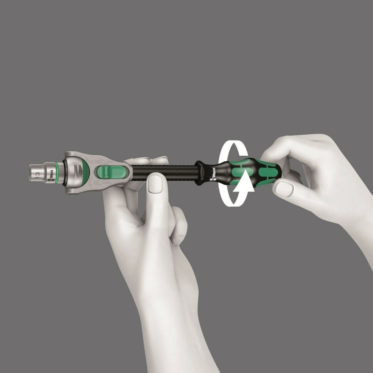Wera 8000 B SB Zyklop Speed Ratchet Socket Wrench 3/8" Drive 05073261001