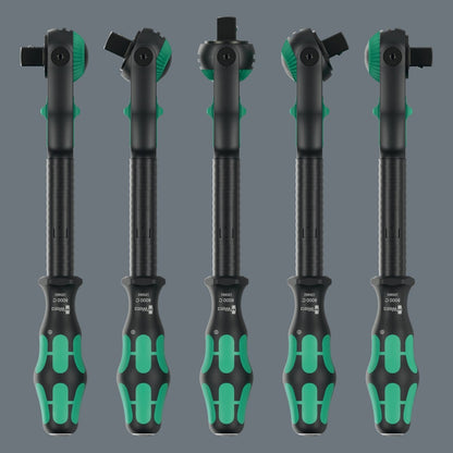 Wera 8000 C Black Edition Zyklop Speed Ratchet Wrench 1/2" Drive 05135882001