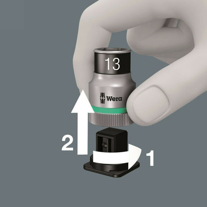 Wera 8006 SC 1 Zyklop Hybrid Ratchet Set 1/2" Drive Metric 05004090001