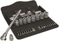 Wera 8100 SB 11 Zyklop Metal Switch Socket Wrench Set 3/8" Drive SAE 05004051001