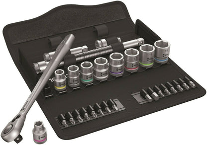 Wera 8100 SB 8 Zyklop Metal Switch Ratchet Set 3/8" Drive Metric 05004048001