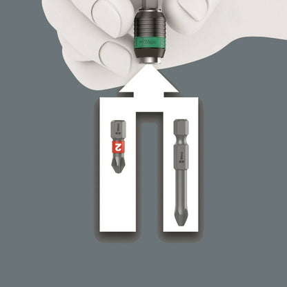 Wera 826 T Kraftform Kompakt Turbo 1 Screwdriver Set 19 Piece Metric 05057482001