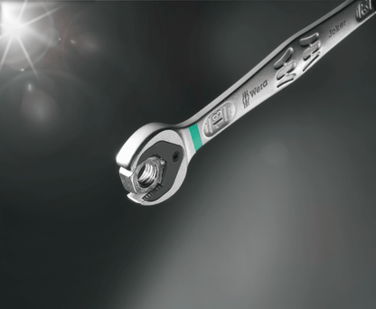 Wera 9632 Magnetic Rail 6000 Joker 1 Ring Ratcheting Wrench Set SAE 05020016001