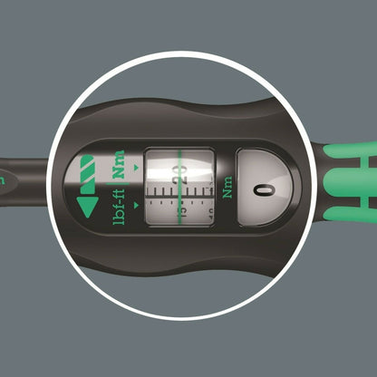 Wera A6 Click-Torque Wrench Set 2.5 to 25 Nm 1/4" Drive 20 Pieces 05130110001