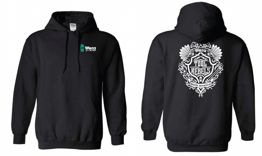 Wera Be A Tool Rebel Hoodie Black WERATRHOODIE