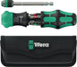Wera Kraftform Kompakt 20 RA-R Ratcheting Screwdriver Set With Pouch 05051514001