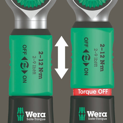 Wera Safe Torque A 1 Set 1 Wrench Set 2-12 Nm 1/4" Drive SAE 05075831001