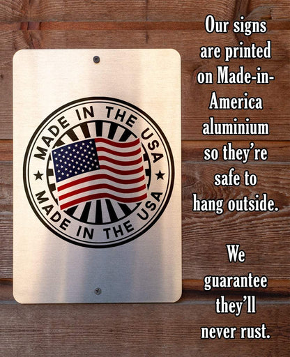 We're On Island Time - Metal Sign