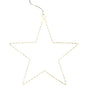 Lighted Metal Star - 15 Inch - Warm White
