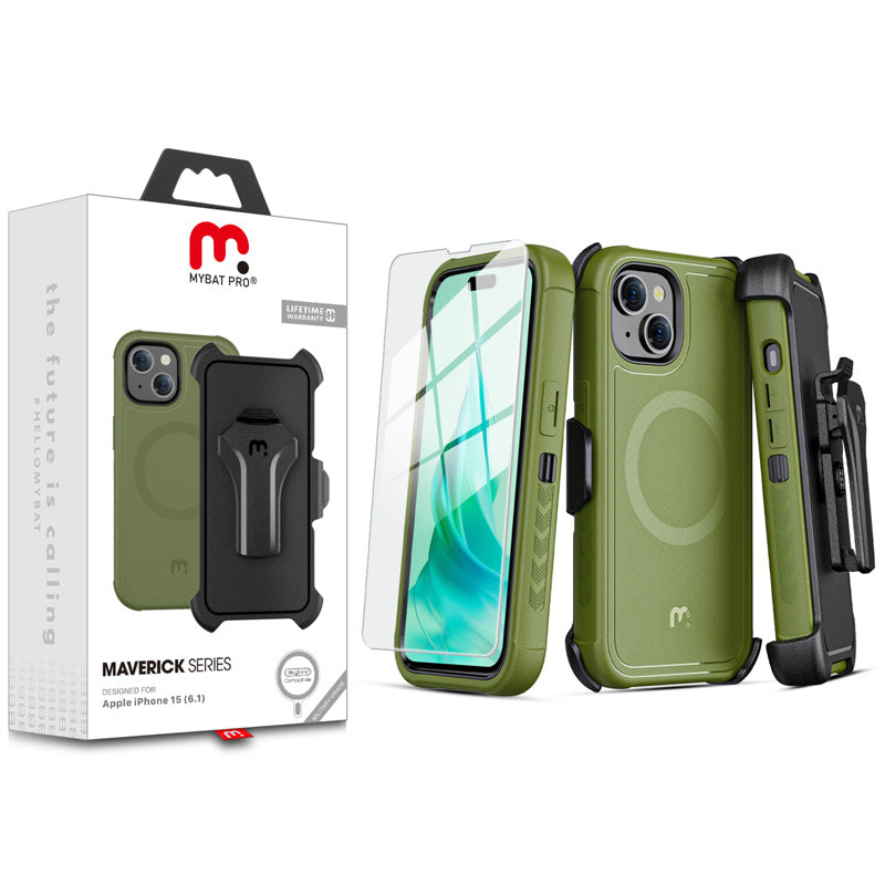 MYBAT Pro Maverick MagSafe Case for Apple iPhone 15