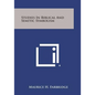 Studies in Biblical and Semitic Symbolism - Paperback