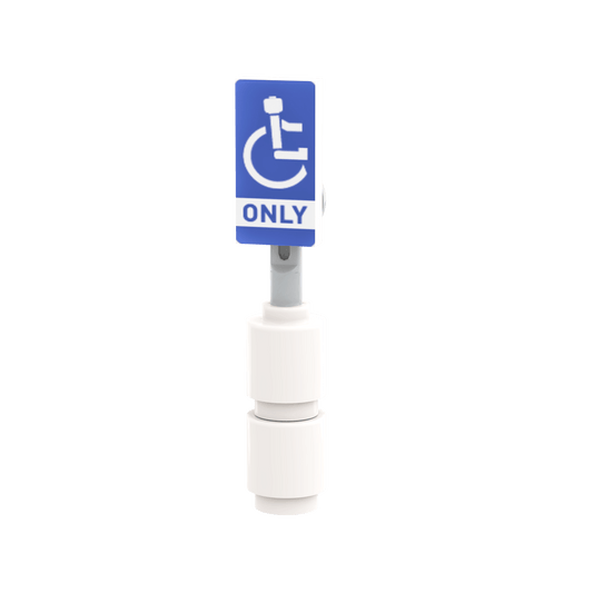 Accessible Parking Signs -   Custom Printed MOC - Made Using LEGO® Parts