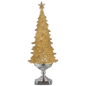 Gold Lighted Glitter Swirl Tree – 20 Inch