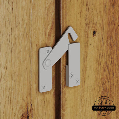 Barn Door Biparting Privacy Latch