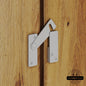 Barn Door Biparting Privacy Latch