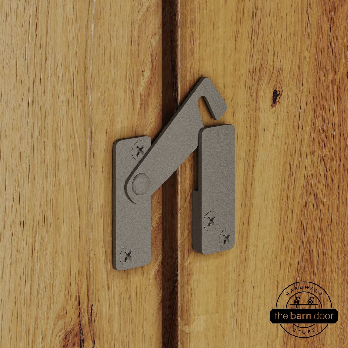 Barn Door Biparting Privacy Latch