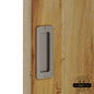 Barn Door Partial Radius Flush Pull