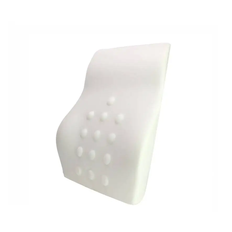 White Ergonomic Lumbar Support Airbag Version Cushion