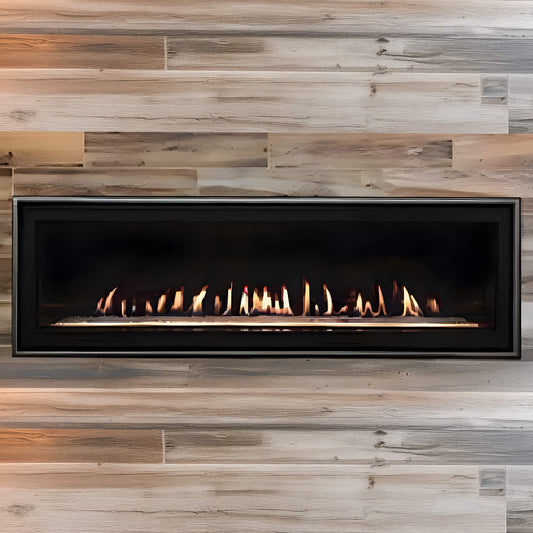 White Mountain Hearth (Empire) Boulevard 60-Inch Direct Vent Contemporary Linear Fireplace [DVLL60BP90N/P] (SAK24680)