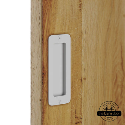 Barn Door Partial Radius Flush Pull