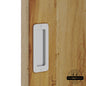 Barn Door Partial Radius Flush Pull
