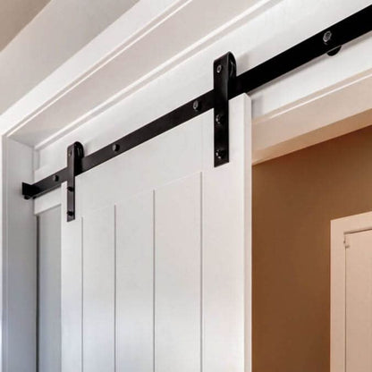 J Strap Heavy Duty Sliding Barn Door Hardware Kit