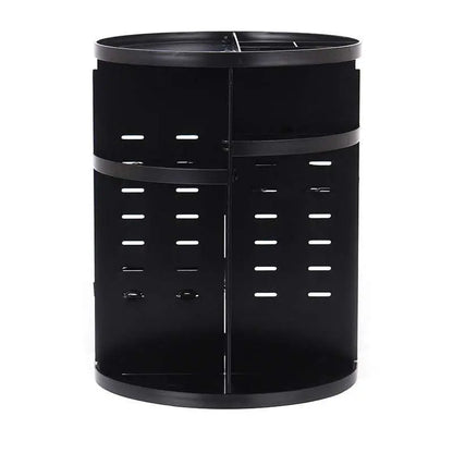 White Three Tier Rotating Makeup Organizer